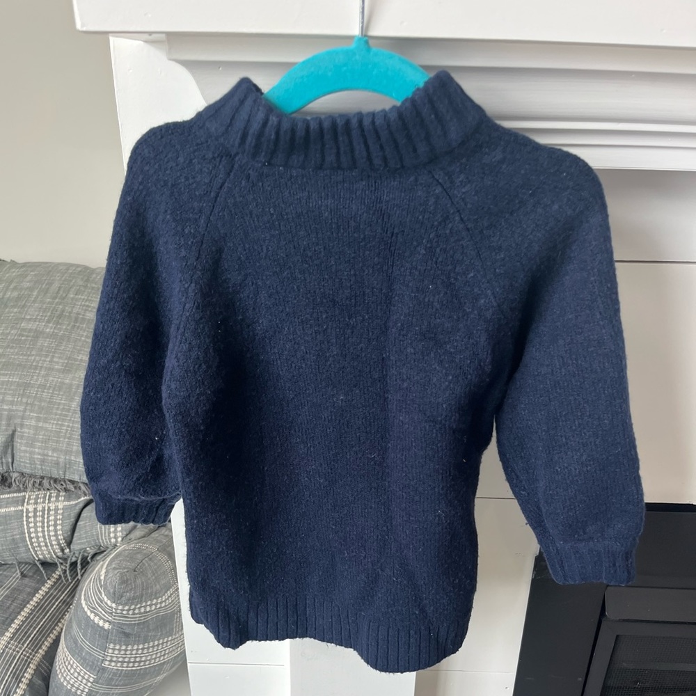 Zara 9-12 month dark blue sweater dress
